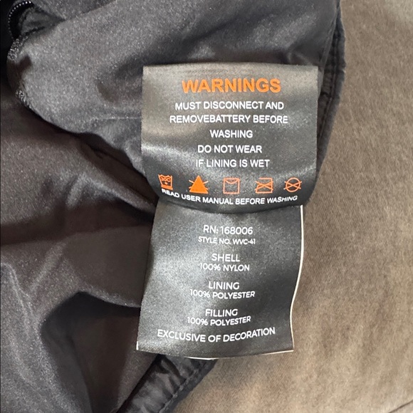 Women’s Ororo Classic Heated Vest Black Red Zip Front Size M NWT *NO BATTERY - Picture 10 of 16